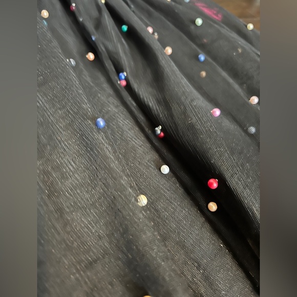 🩷 NWT Betsy Johnson 3D Bead Tulle Cocktail Dress - Picture 7 of 10